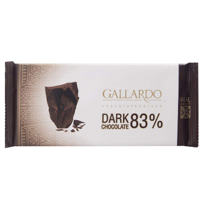 تصویر  شکلات تخته ای تلخ 83% گالاردو فرمند 65 گرمی