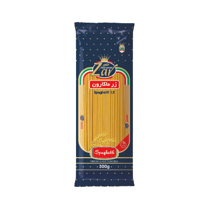 تصویر  اسپاگتی قطر 1.5 زرماکارون 500 گرمی
