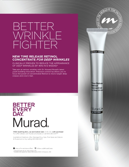 MURAD TIME RELEASE RETINOL CONCENTRATE FOR DEEP WRINKLE