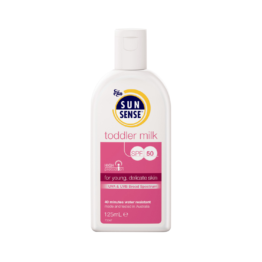 لوسیون ضد آفتاب ایگو سری سان سنس تادلر میلک SPF50 حجم ۱۲۵ میلی لیتر