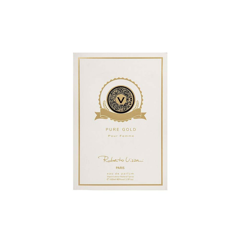 ادو پرفیوم زنانه روبرتو ویزاری مدل Pure Gold حجم 100 میلی لیتر