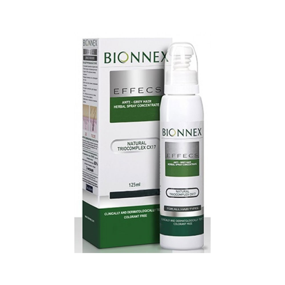 اسپری گیاهی موهای خاکستری بایونکس Bionnex Anti-Gray Hair Spray Concentrates