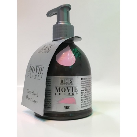 شامپو رنگ صورتی بس BES MOVIE COLORS Pink