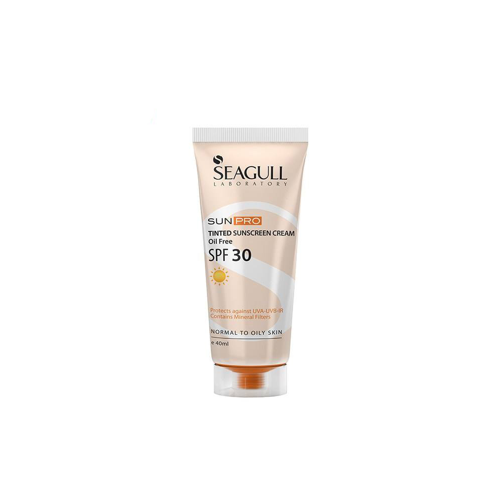 کرم ضد آفتاب رنگی سی گل فاقد چربی SPF30 حجم 40 میلی لیتر