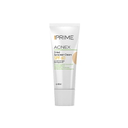 کرم ضد آفتاب رنگی پریم مدل Acnex Tinted SPF60 بژ روشن