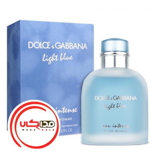 عطر ادکلن دلچه گابانا لایت بلو او اینتنس مردانه | Dolce Gabbana Light Blue Eau Intense Pour Homme
