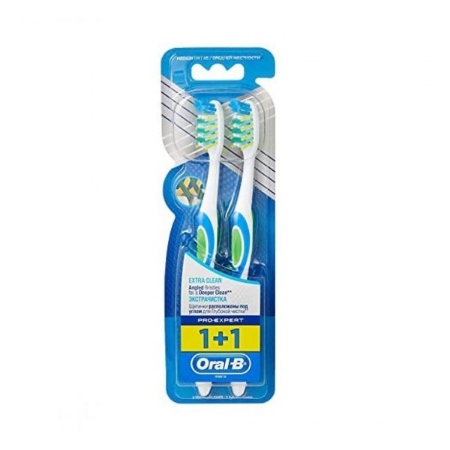 مسواک اورال بی سری پرواکسپرت مدل Extra Clean بسته ۲ عددی