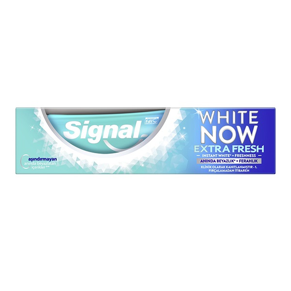خمیر دندان سفید کننده سیگنال White Now مدل Extra Fresh