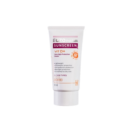 کرم ضد آفتاب رنگی انواع پوست  اگزوفارما مدلSPF50 حجم50میلی لیتر