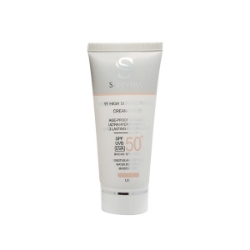 کرم ضد آفتاب سانیورا مناسب پوست خشک رز بژ  SPF50