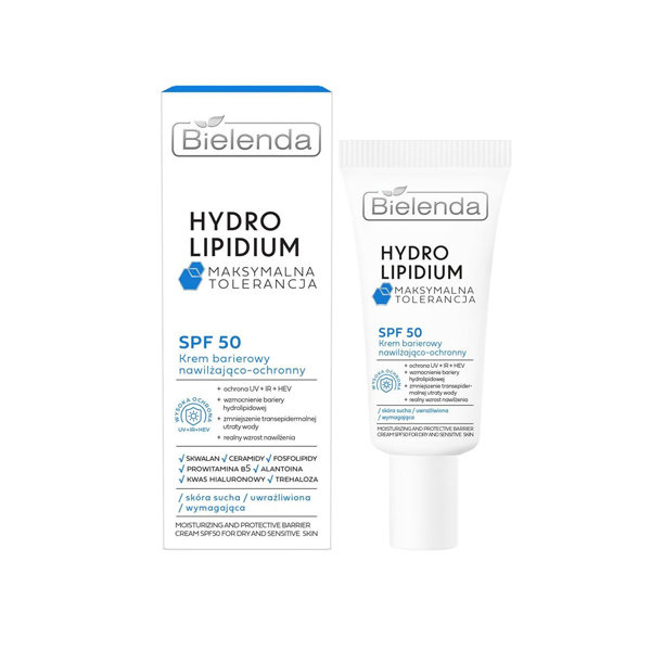 کرم مرطوب کننده و محافظتی بی یلندا مدل هیدرو لیپیدیوم SPF50 حجم  30 میلی لیتر