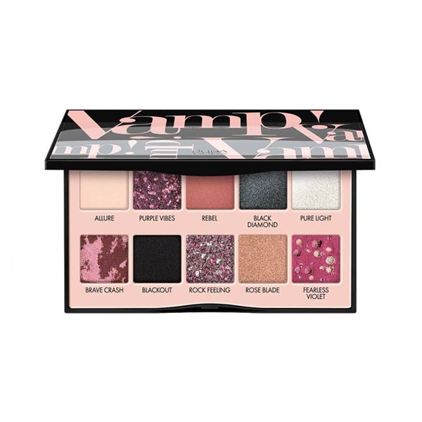 پالت سایه چشم 10 رنگ پوپا مدل VAMP SCENTED
