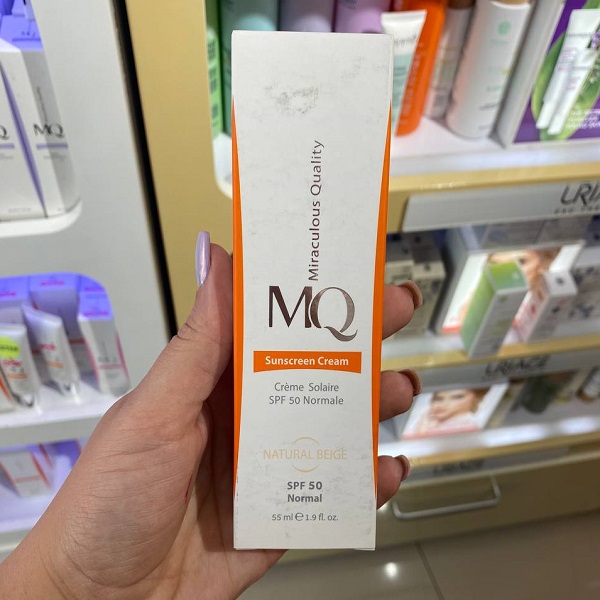 کرم ضد آفتاب ام کیو SPF50 مناسب پوست نرمال