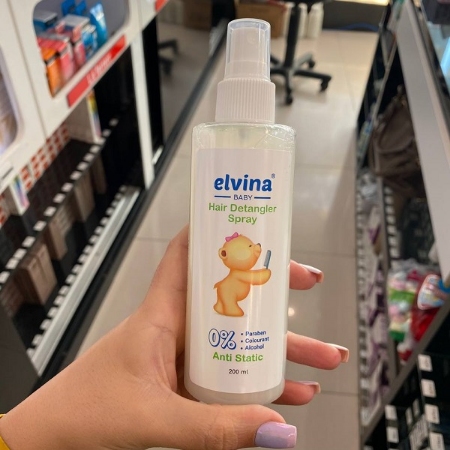 اسپری نرم کننده مو کودک الوینا حجم 200 میلی لیتر