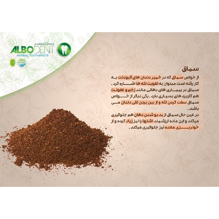 خمیر دندان آلبودنت مدل mint حجم 50 میلی لیتر